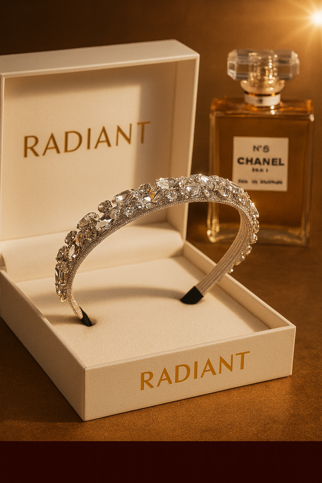 Radiant Crystal Headband - Luxury Statement Piece